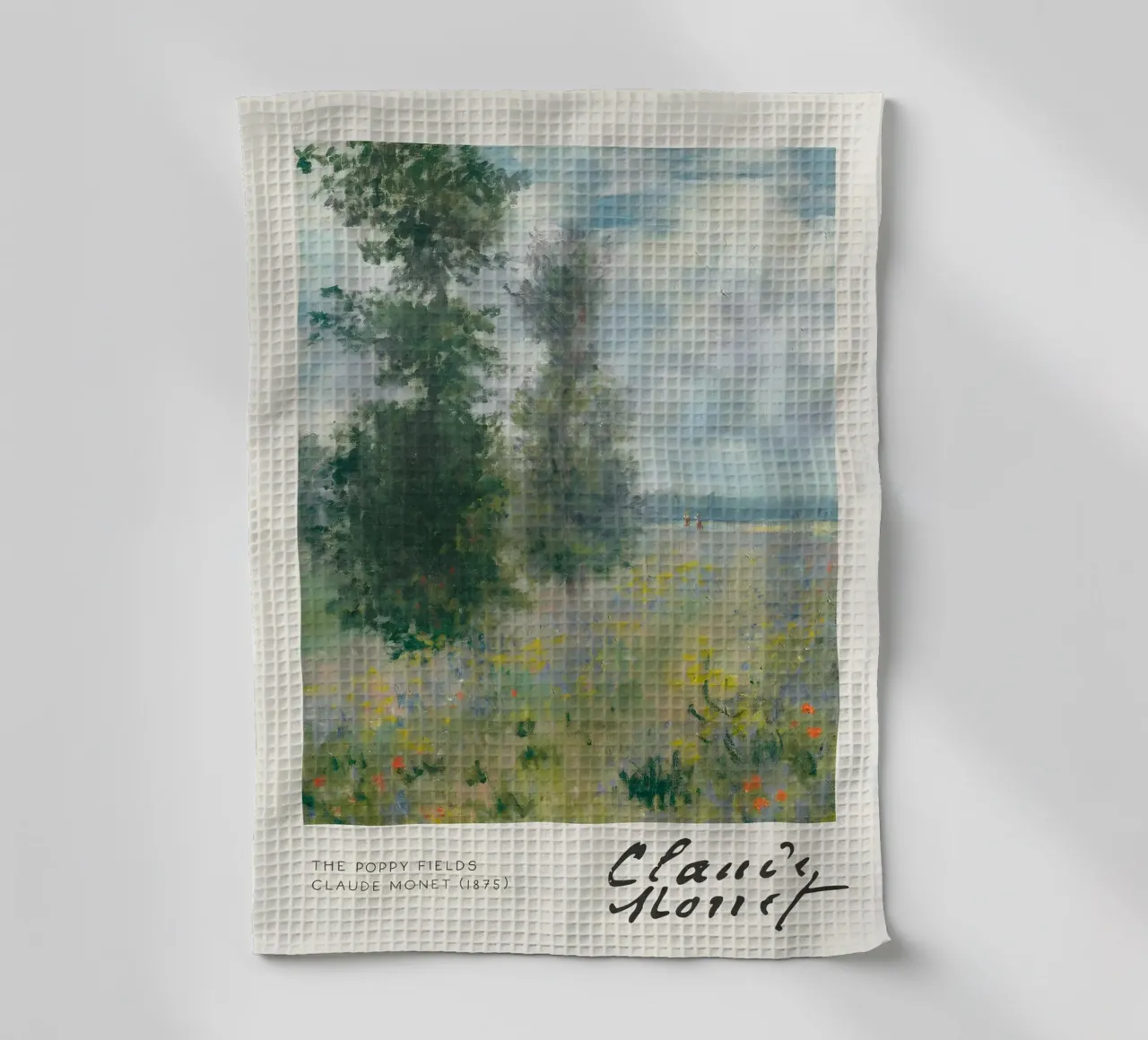 Claude Monet - I campi di papaveri (Argenteuil) Impressionista A canovaccio da cucina da NorwesClub