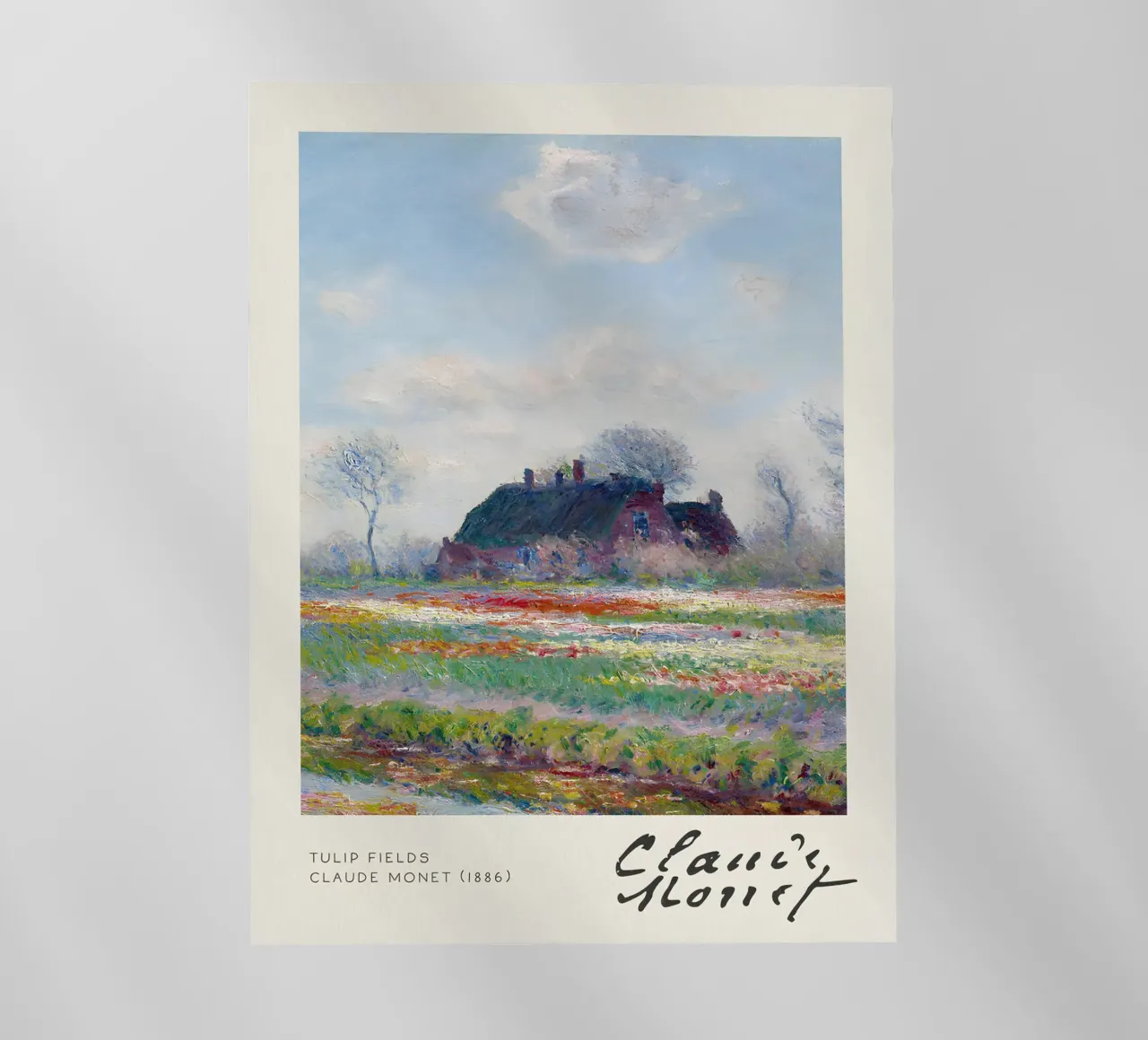 Claude Monet - Campi di tulipani a Sassenheim: Lan impressionista pellicola backlit da NorwesClub