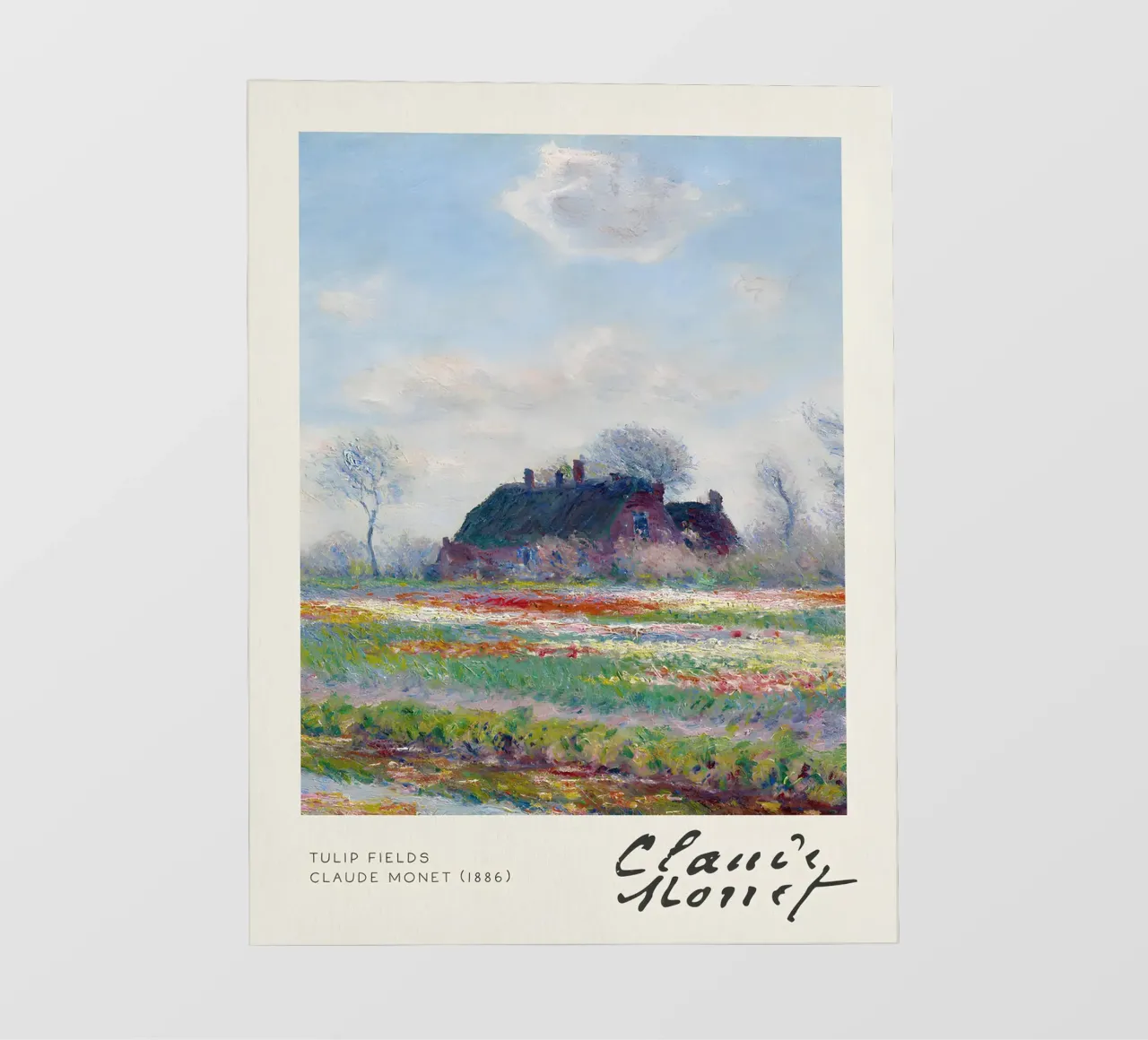 Claude Monet - Campi di tulipani a Sassenheim: Lan impressionista pellicola backlit da NorwesClub