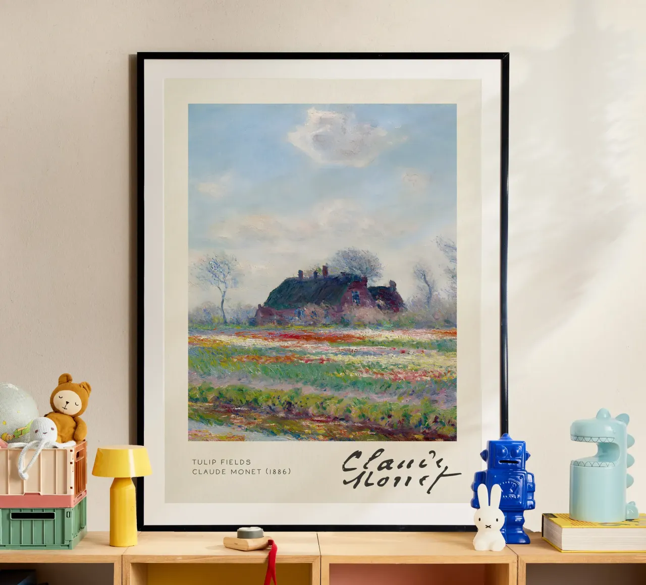 Claude Monet - Tulip Fields at Sassenheim: Impressionist Lan hahnemühle by NorwesClub