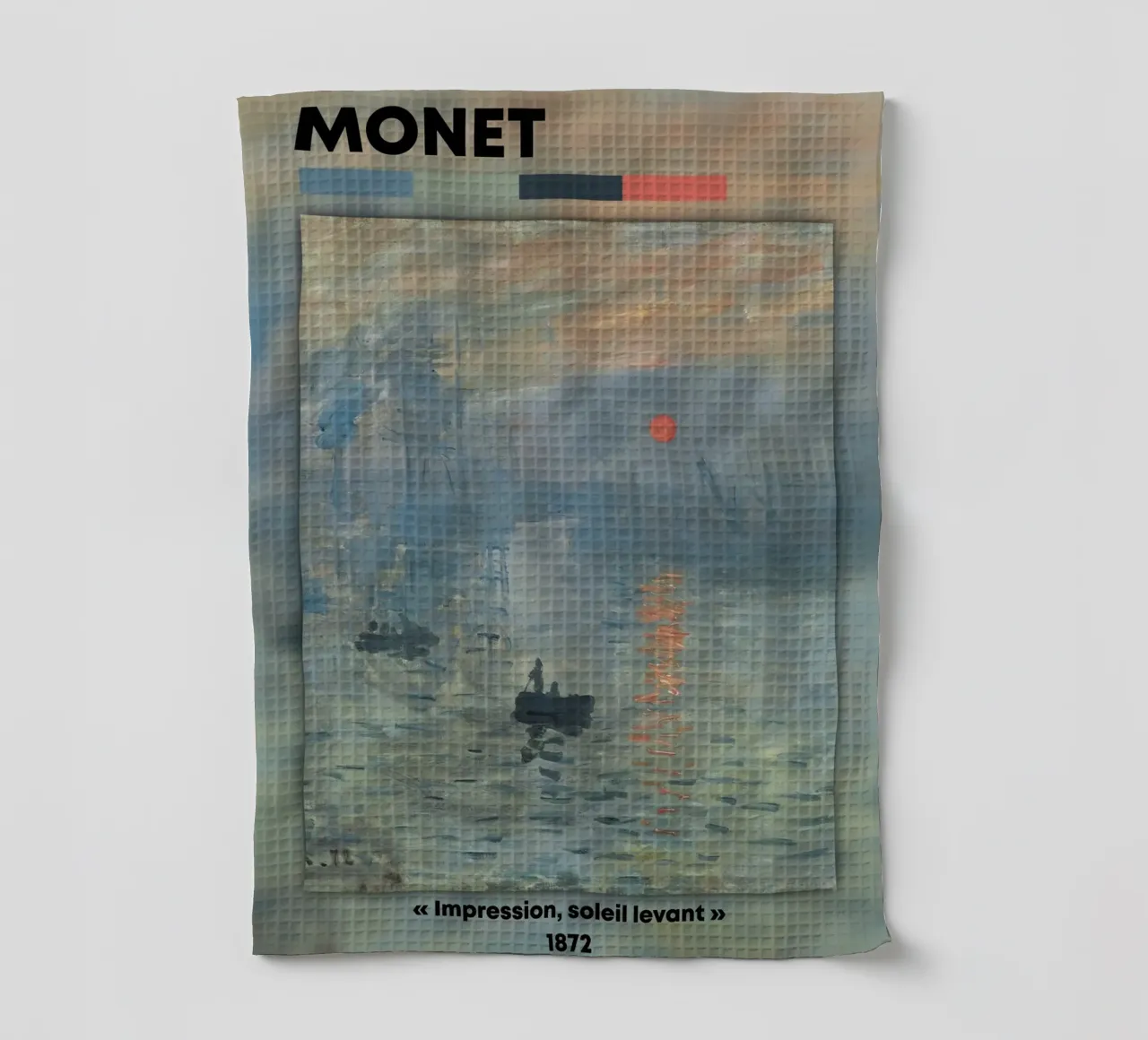 Claude Monet - Impressione, alba: stampa del capolavoro iconico canovaccio da cucina da NorwesClub