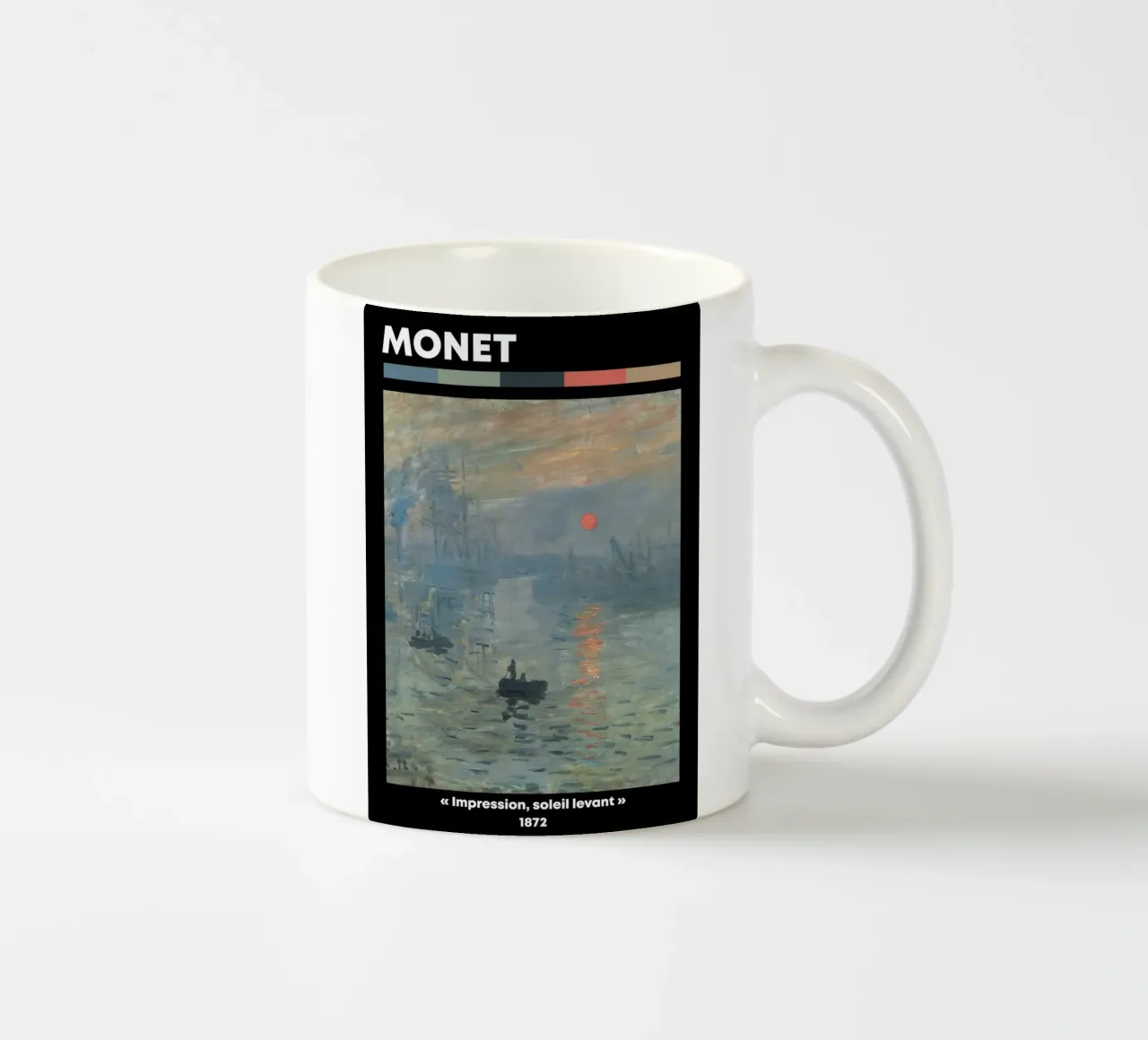 Claude Monet - Impressione, alba: stampa del capolavoro iconico tazza in ceramica da NorwesClub