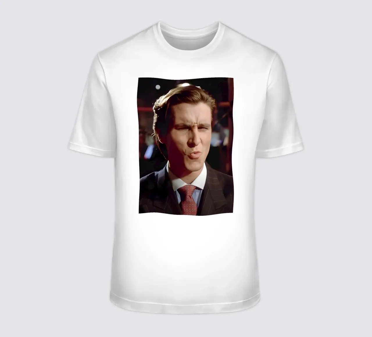 christian Bale t-shirt da Low poly art