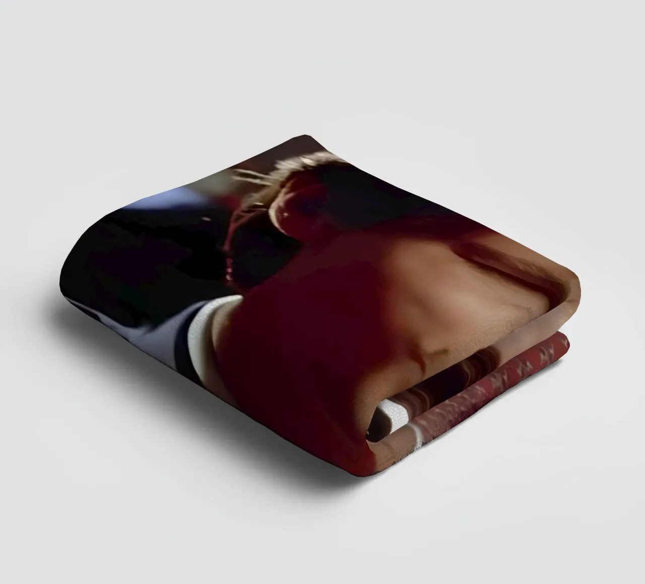 christian Bale asciugamano da bagno da Low poly art
