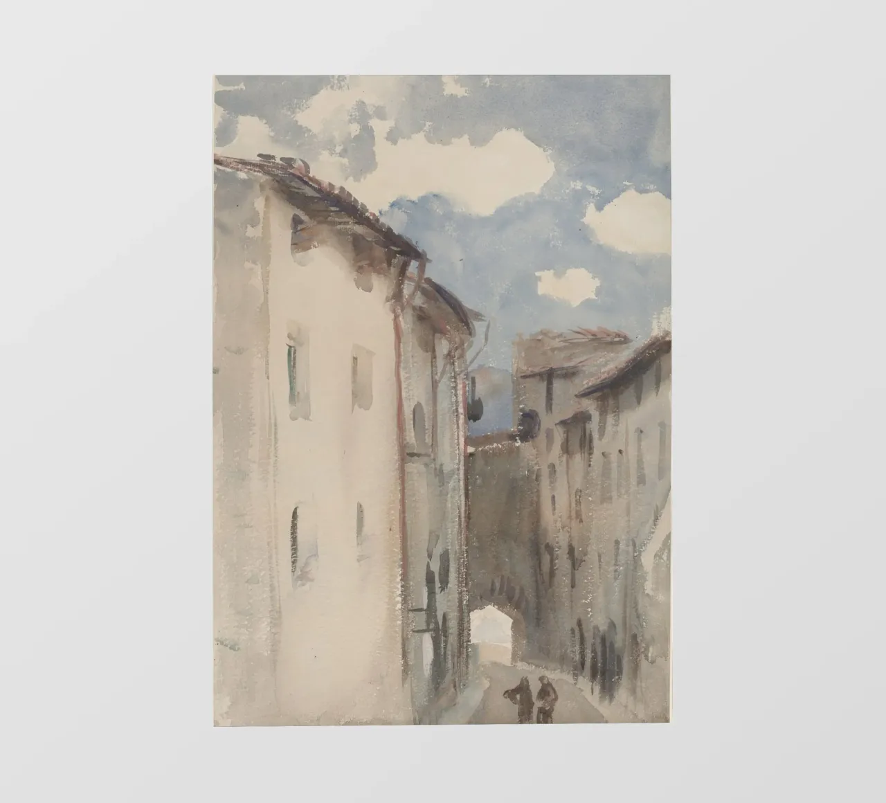 Roca Delpech: Via Camprodon, Impressionista, Scena di villaggio pellicola backlit da NorwesClub