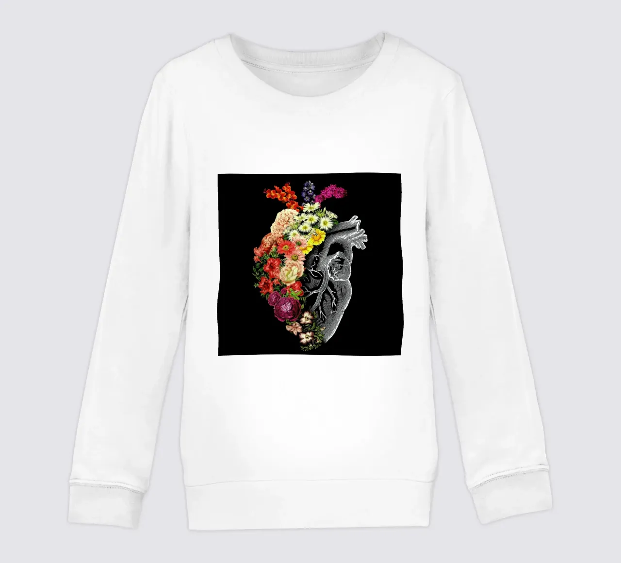 Flower Heart Spring Kinder Sweatshirt von Tobe Fonseca