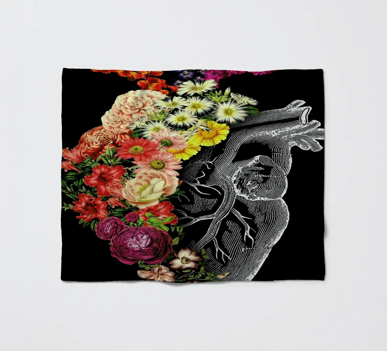 Flower Heart Spring coperta in pile da Tobe Fonseca