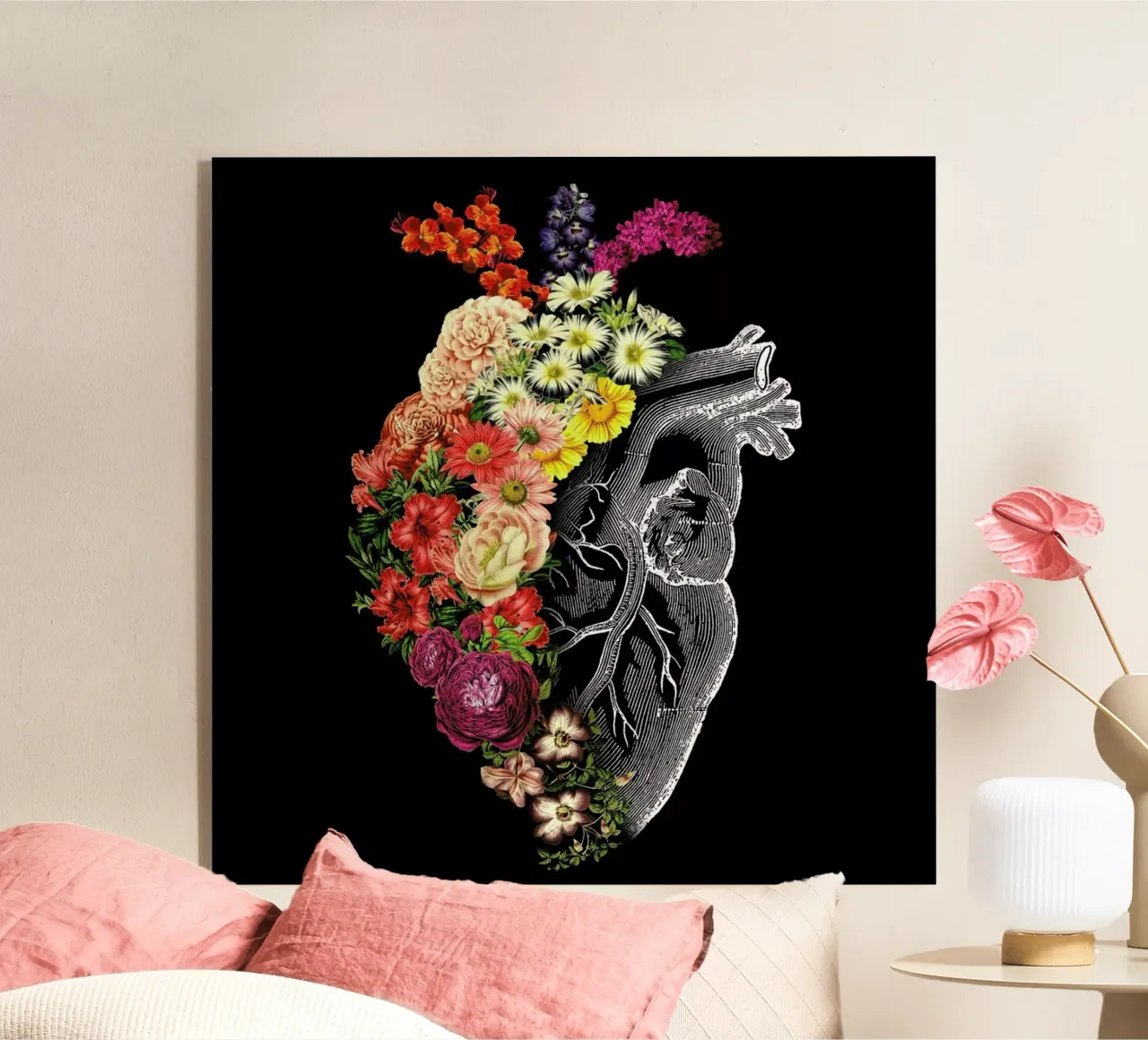 Flower Heart Spring plexiglass da Tobe Fonseca