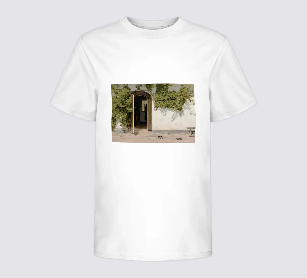 Rørbye: Ingresso della locanda, età dell'oro danese, fascino rustico t-shirt bambini da NorwesClub