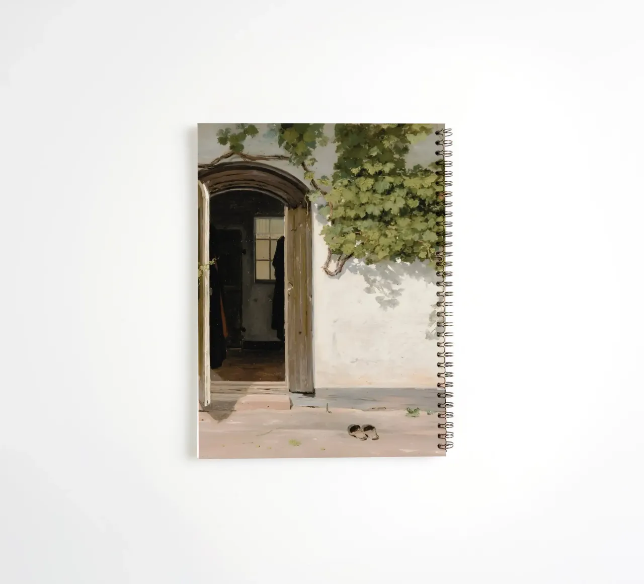 Rørbye : Entrée de l'auberge, âge d'or danois, charme rustique carnet à spirale de NorwesClub