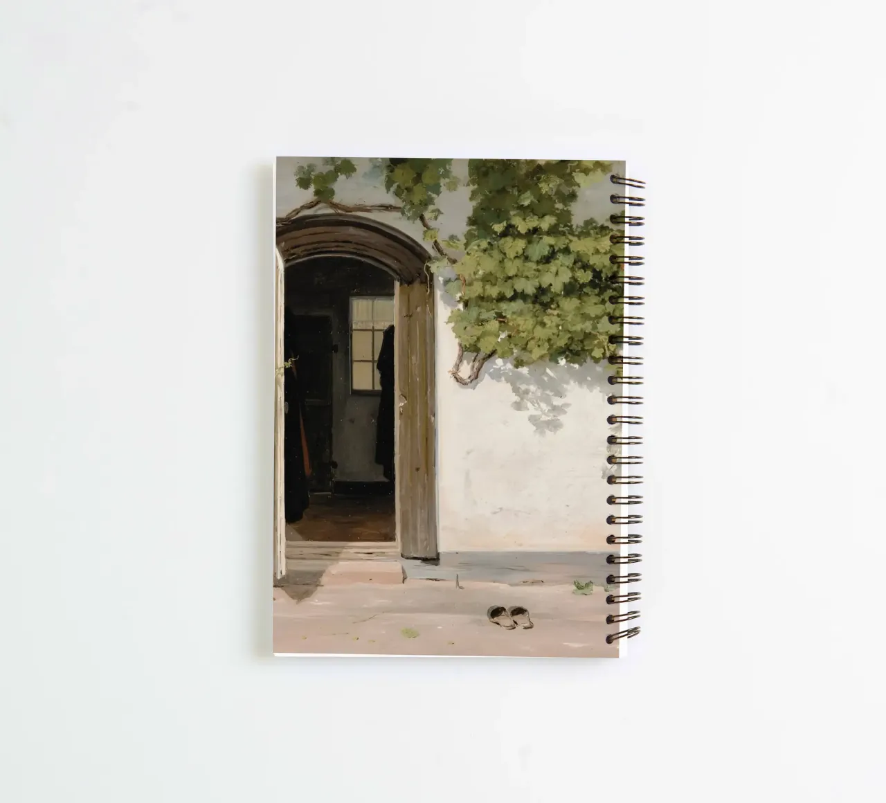 Rørbye : Entrée de l'auberge, âge d'or danois, charme rustique carnet à spirale de NorwesClub