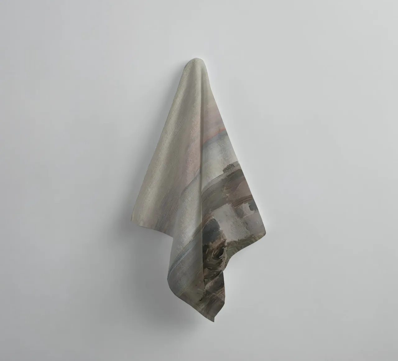 Egner: Torre del Greco, Impressionist Coastal Town towel by NorwesClub