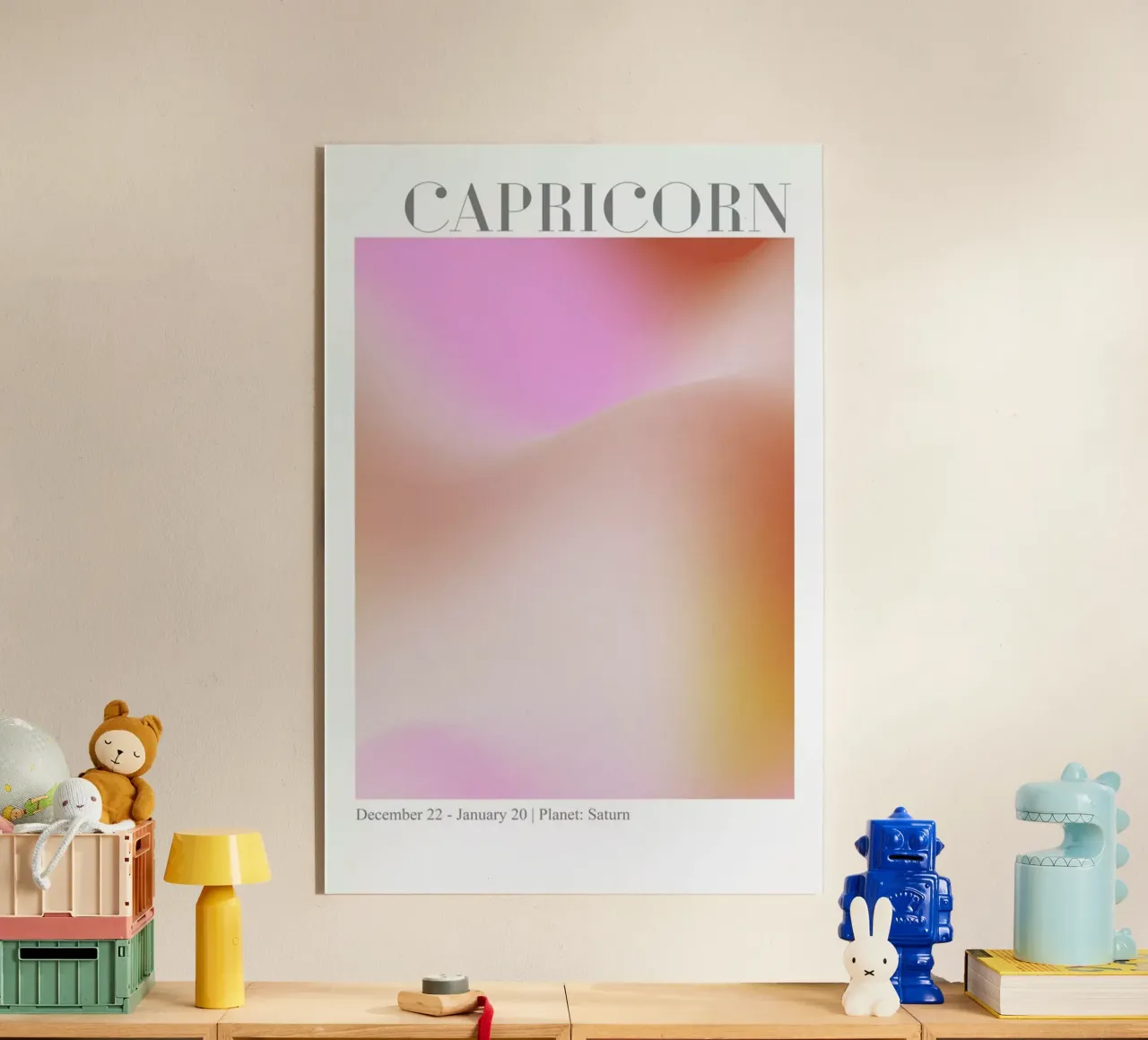 Capricorn Abstract Aura plexiglass da cafelab