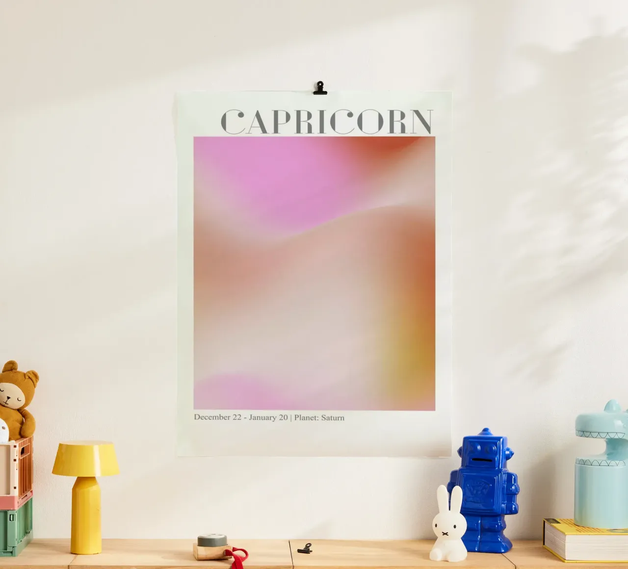 Capricorn Abstract Aura carta hahnemühle da cafelab