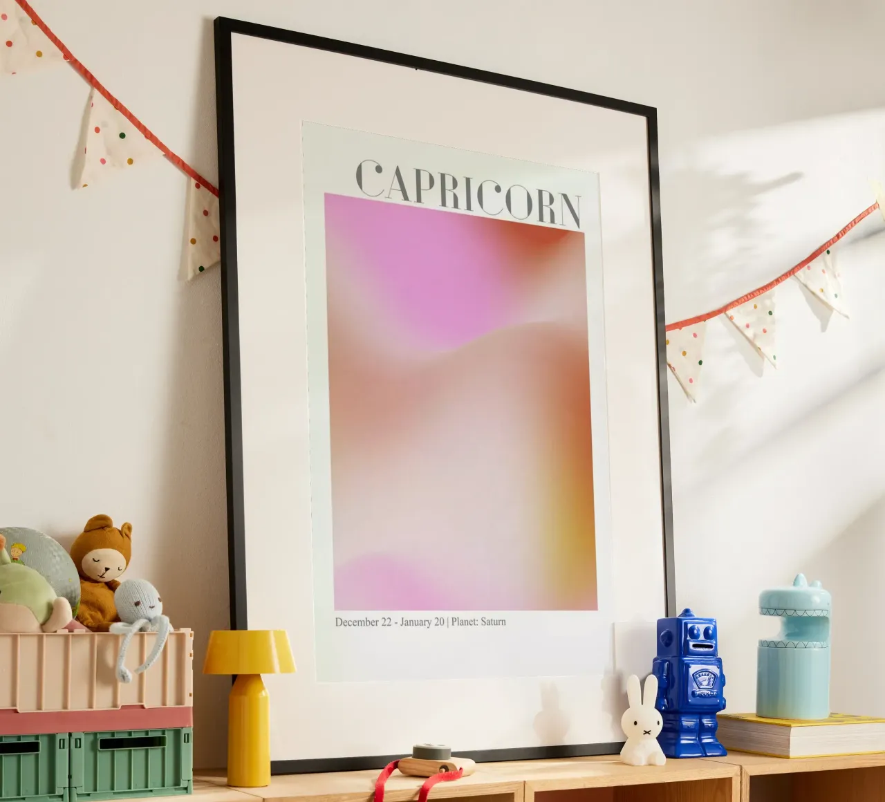 Capricorn Abstract Aura carta hahnemühle da cafelab