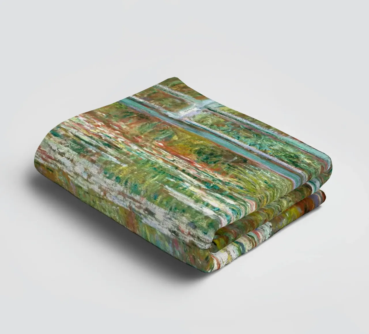 Monet: stagno di ninfee, Giverny, icona dell'impressionismo asciugamano da bagno da NorwesClub