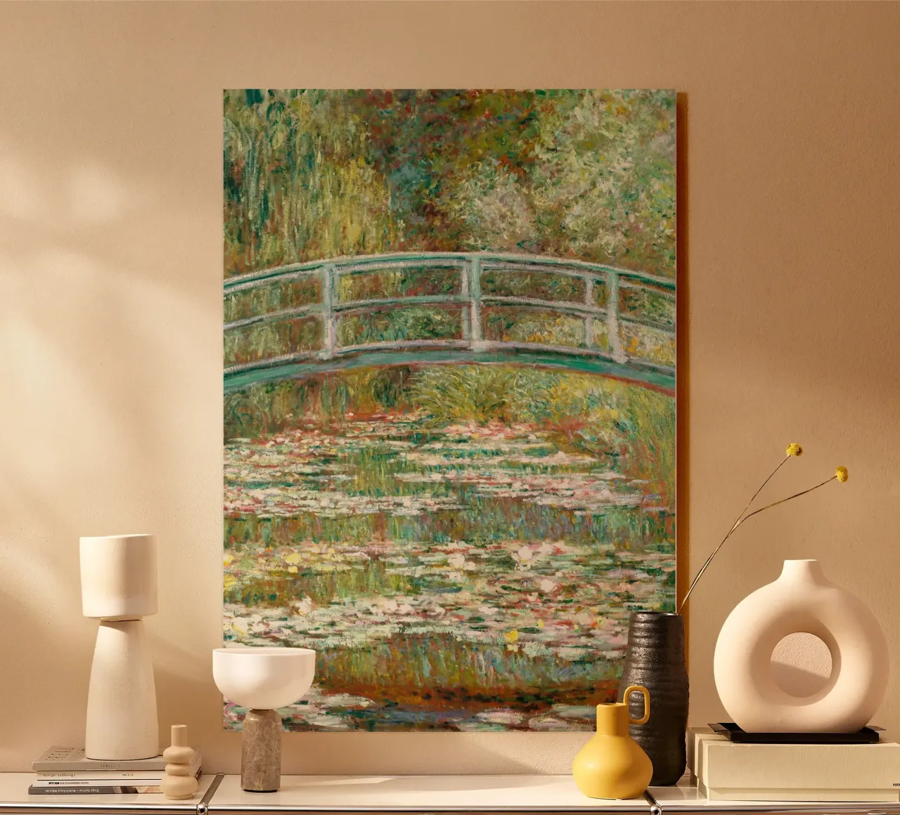 Monet: stagno di ninfee, Giverny, icona dell'impressionismo alluminio dibond da NorwesClub