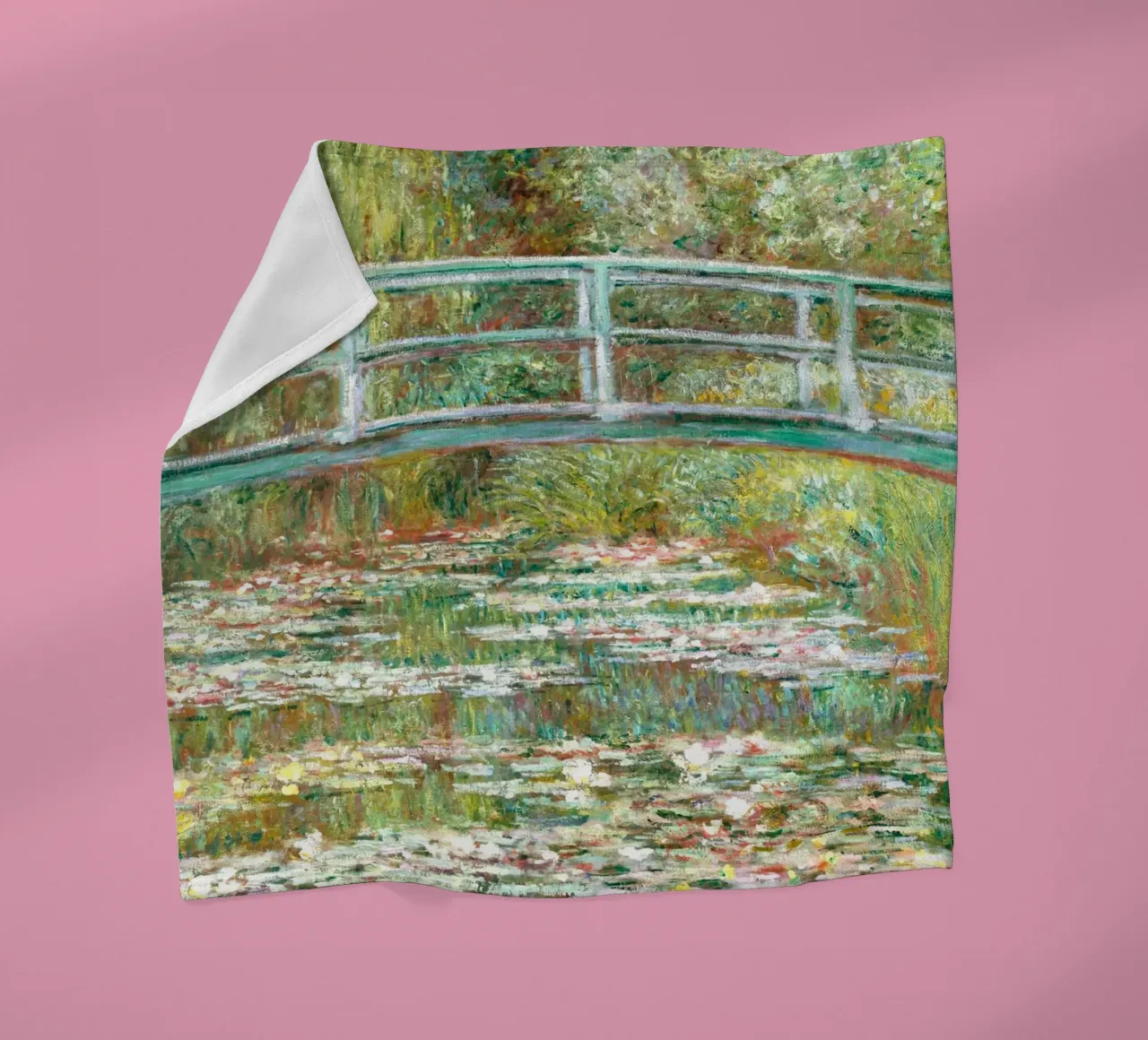 Monet: stagno di ninfee, Giverny, icona dell'impressionismo coperta in pile da NorwesClub