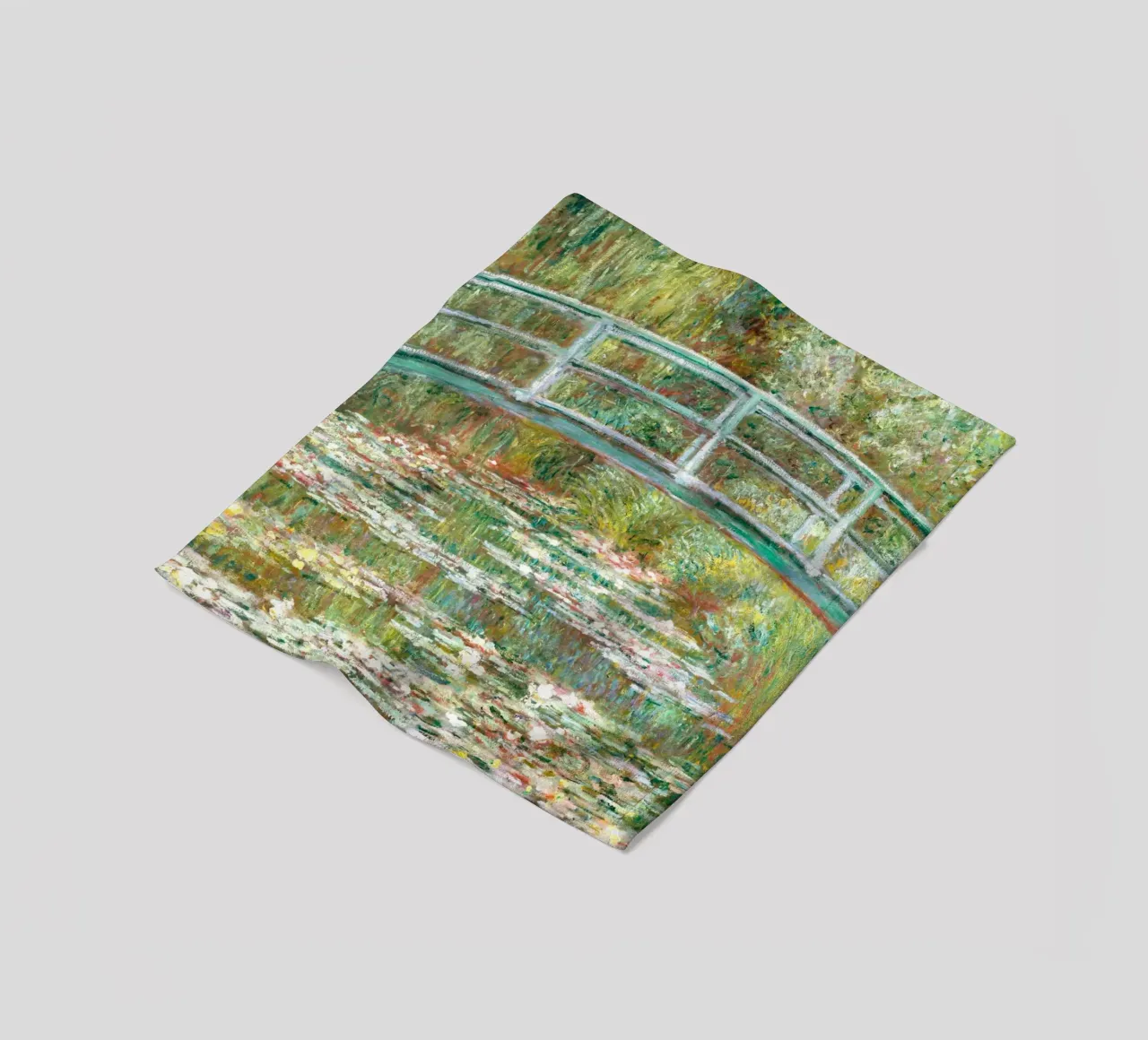 Monet: stagno di ninfee, Giverny, icona dell'impressionismo coperta in pile da NorwesClub
