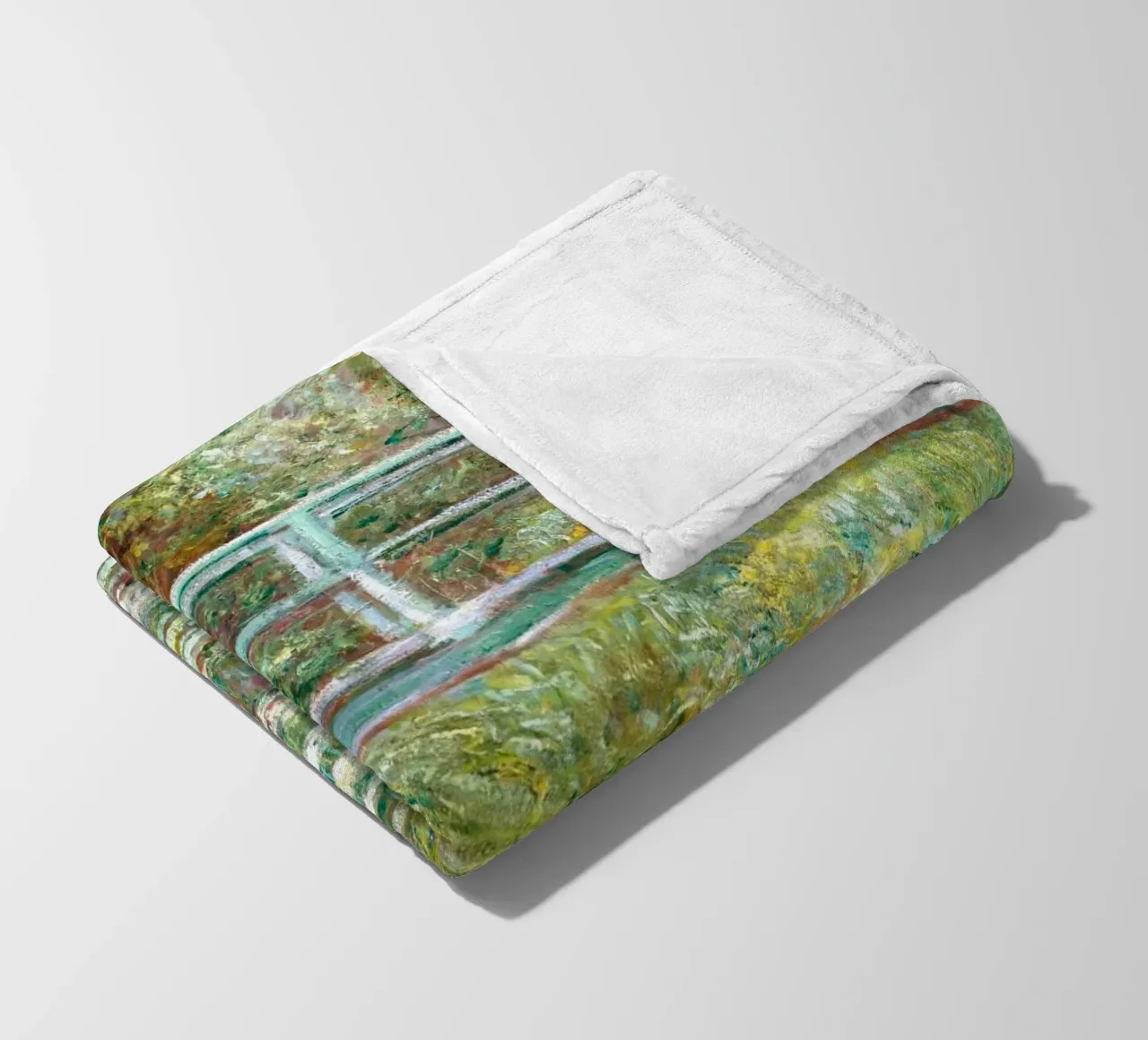 Monet: stagno di ninfee, Giverny, icona dell'impressionismo coperta in pile da NorwesClub