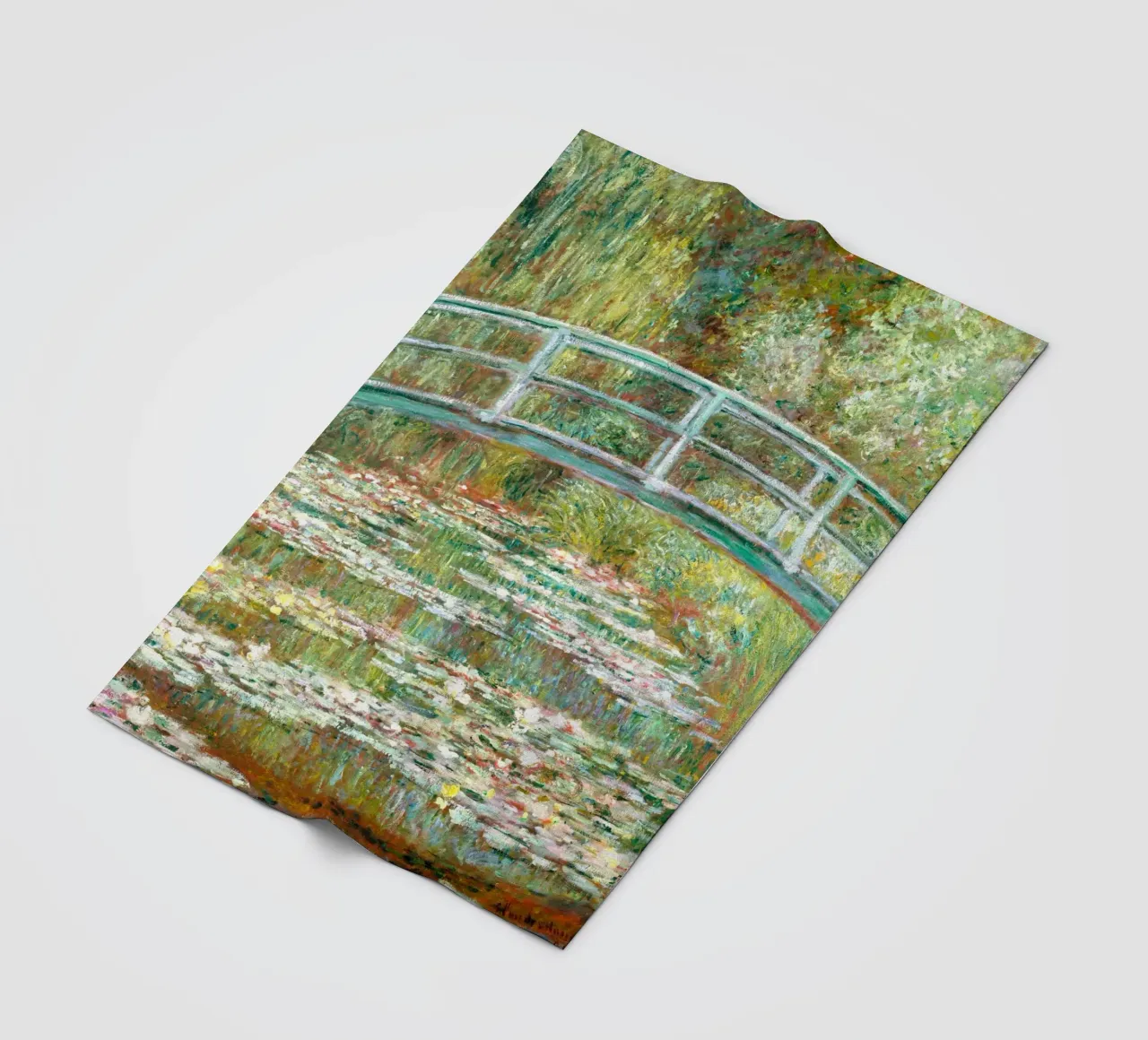 Monet: stagno di ninfee, Giverny, icona dell'impressionismo coperta in pile da NorwesClub