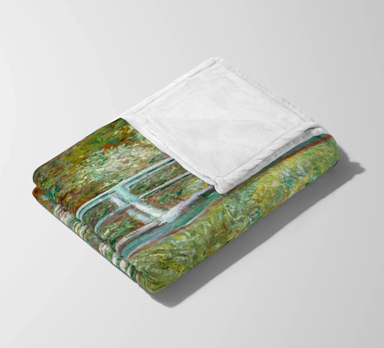 Monet: stagno di ninfee, Giverny, icona dell'impressionismo coperta in pile da NorwesClub