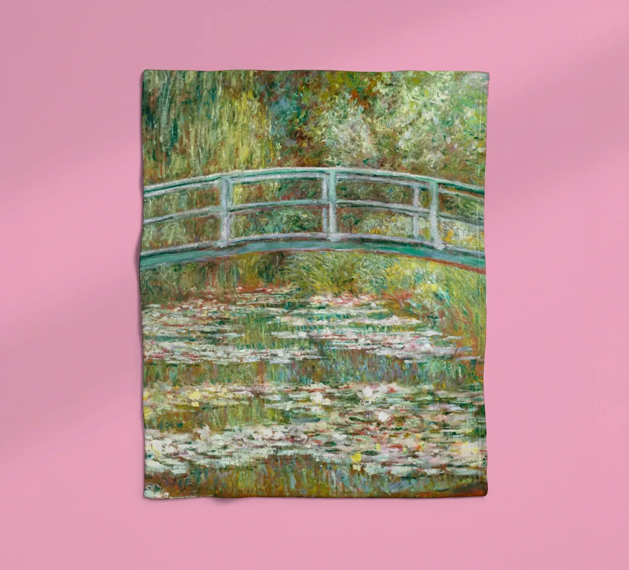 Monet: stagno di ninfee, Giverny, icona dell'impressionismo coperta in pile da NorwesClub