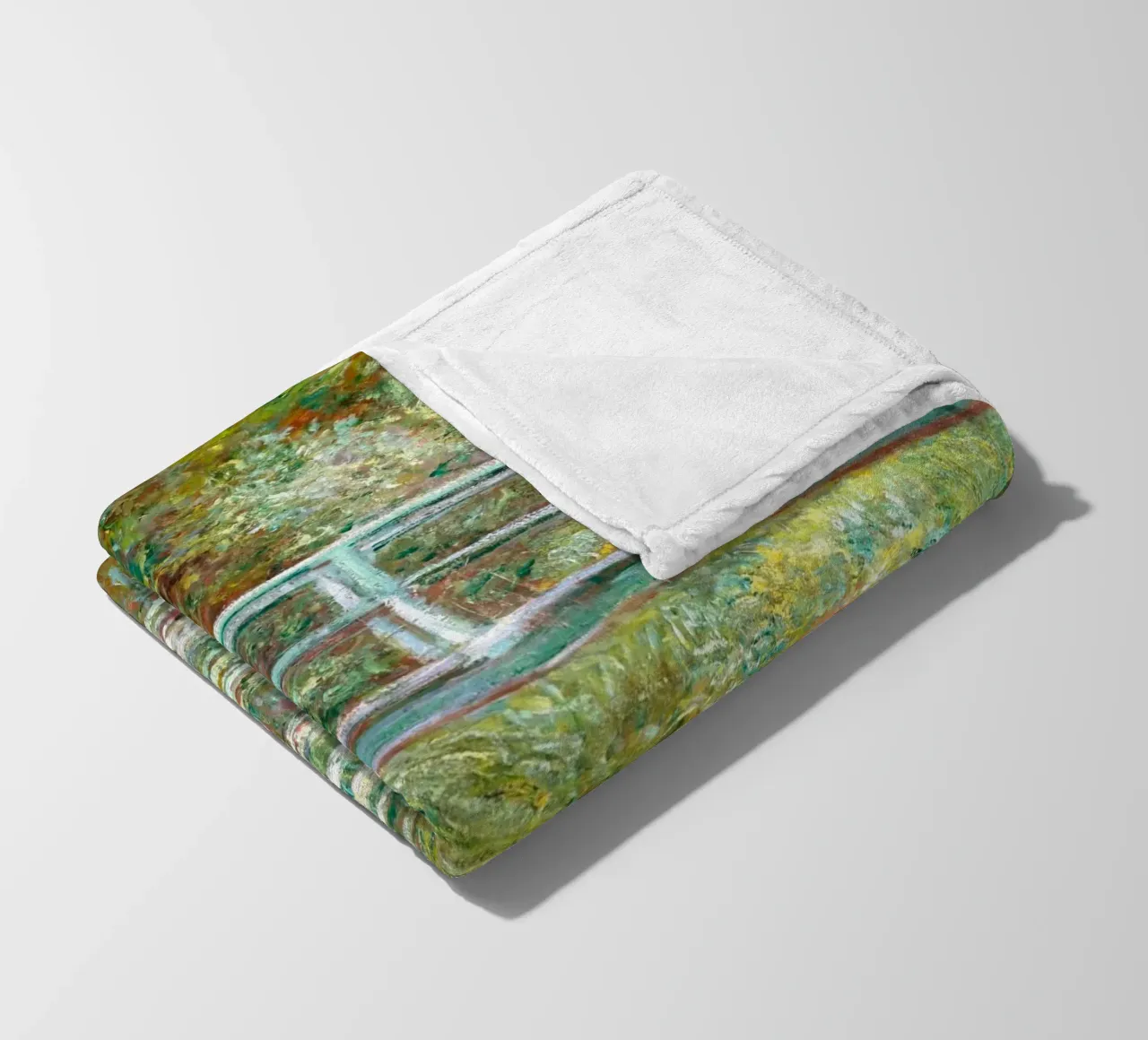 Monet: stagno di ninfee, Giverny, icona dell'impressionismo coperta in pile da NorwesClub