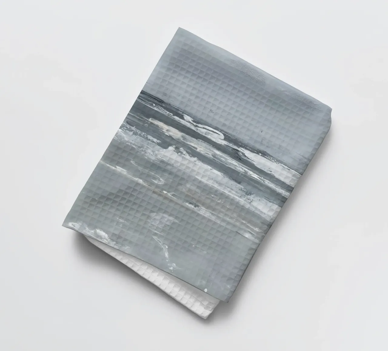 Clement Scott : Vagues calmes, paysage marin abstrait, océan minimaliste torchon de NorwesClub