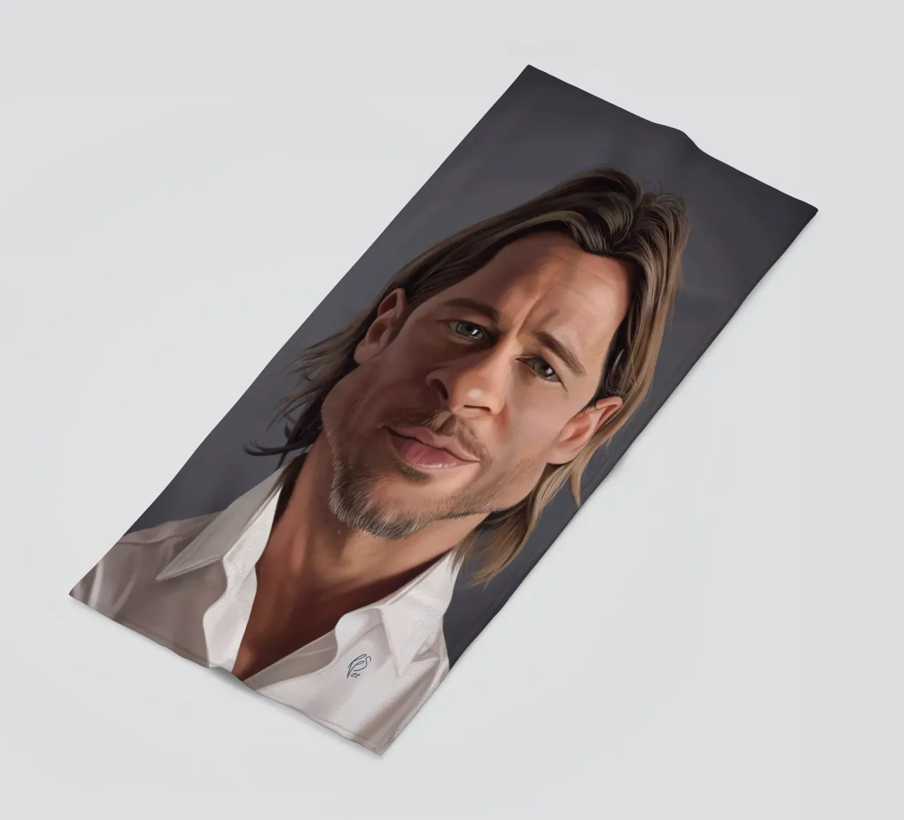 Brad Pitt telo mare da Rob Art | Illustration