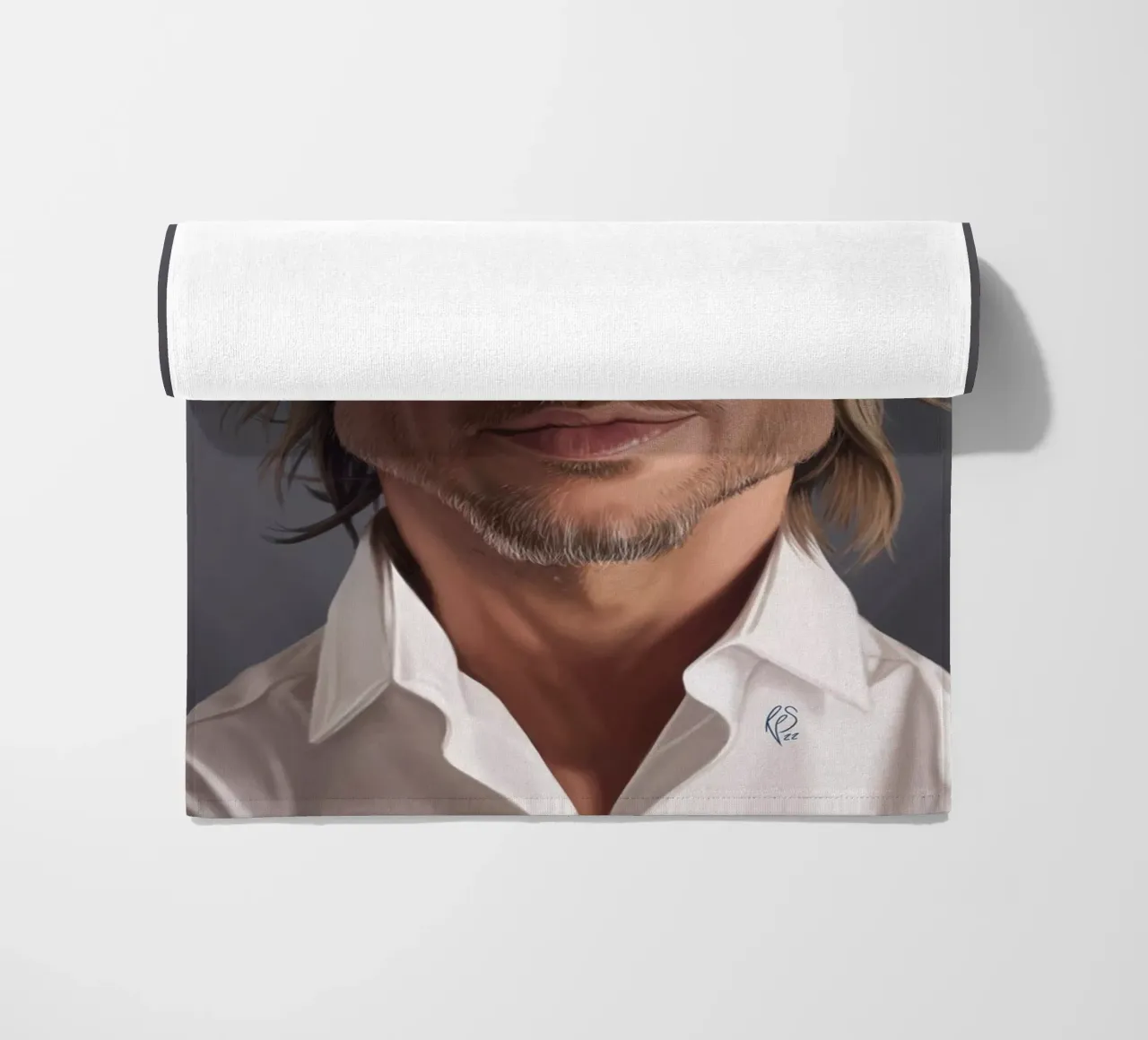 Brad Pitt telo mare da Rob Art | Illustration