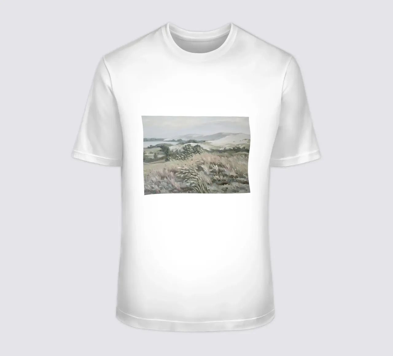Katie Staples : Vue d'une colline, paysage impressionniste, Sageb t-shirt de NorwesClub