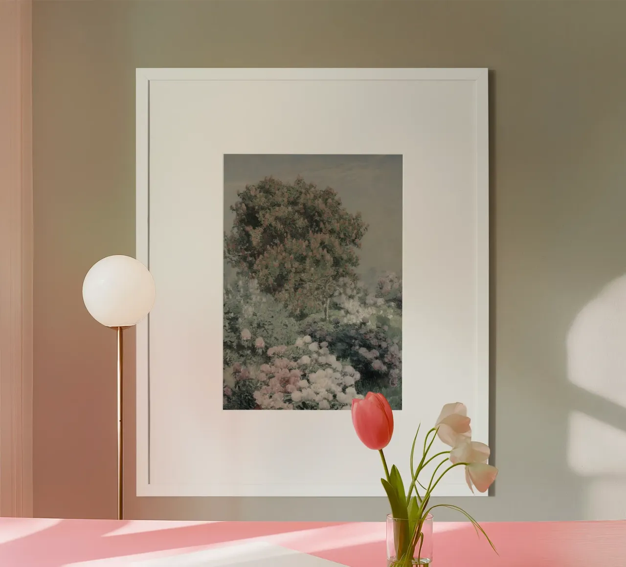 Emile Claus: Giardino fiorito, luminismo, fioritura impressionista poster da NorwesClub