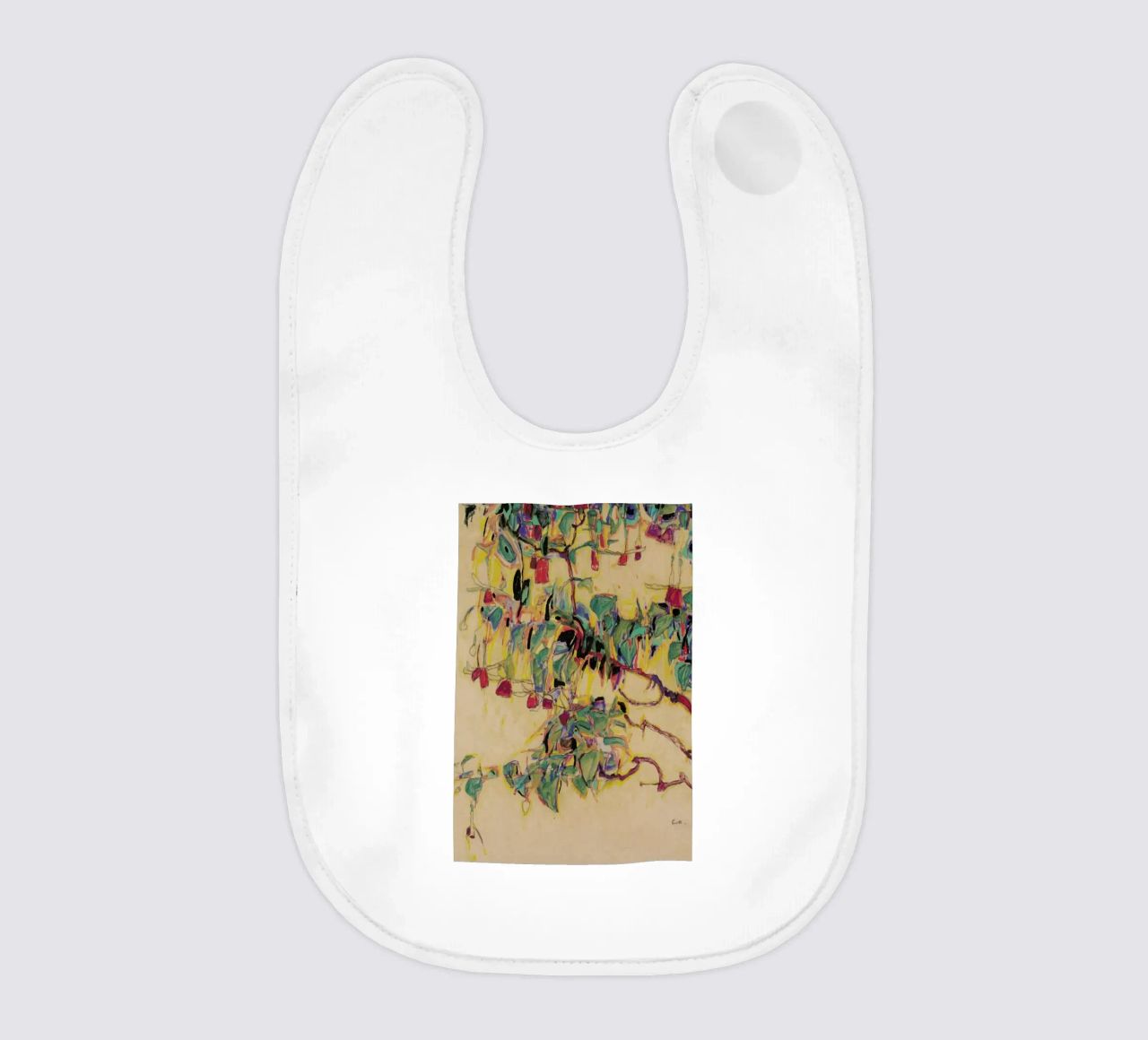 Schiele - Fuchsia II bavoir de Vintage by JUNIQE