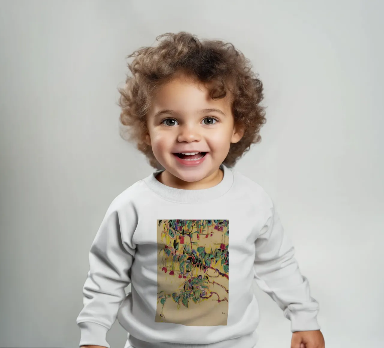 Schiele - Fuchsia II felpa neonato da Vintage by JUNIQE