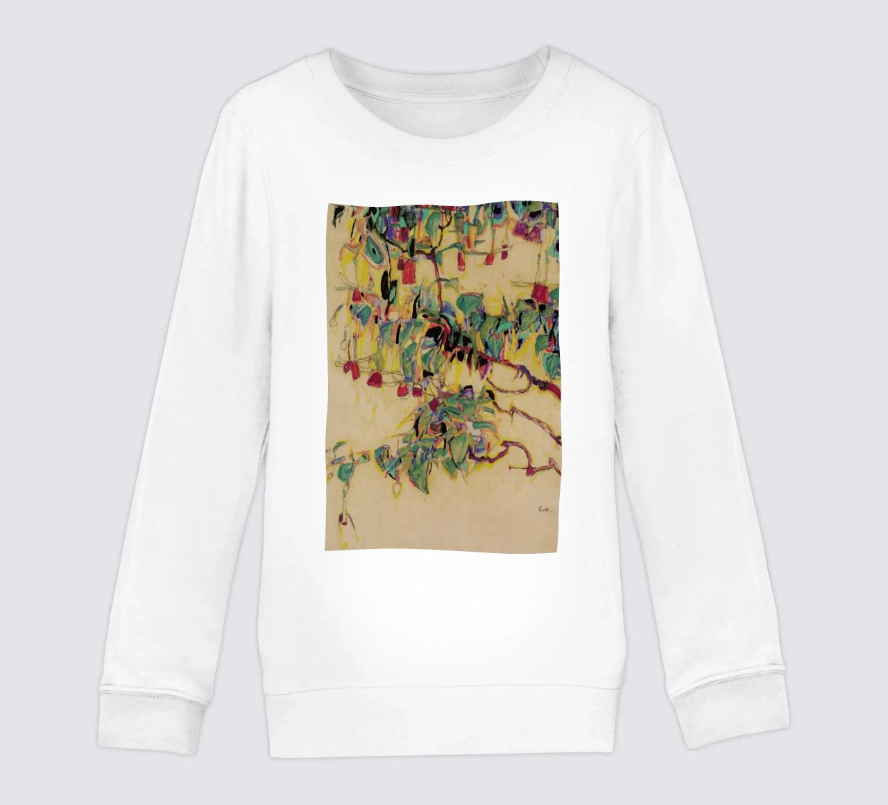 Schiele - Fuchsia II sweat enfant de Vintage by JUNIQE