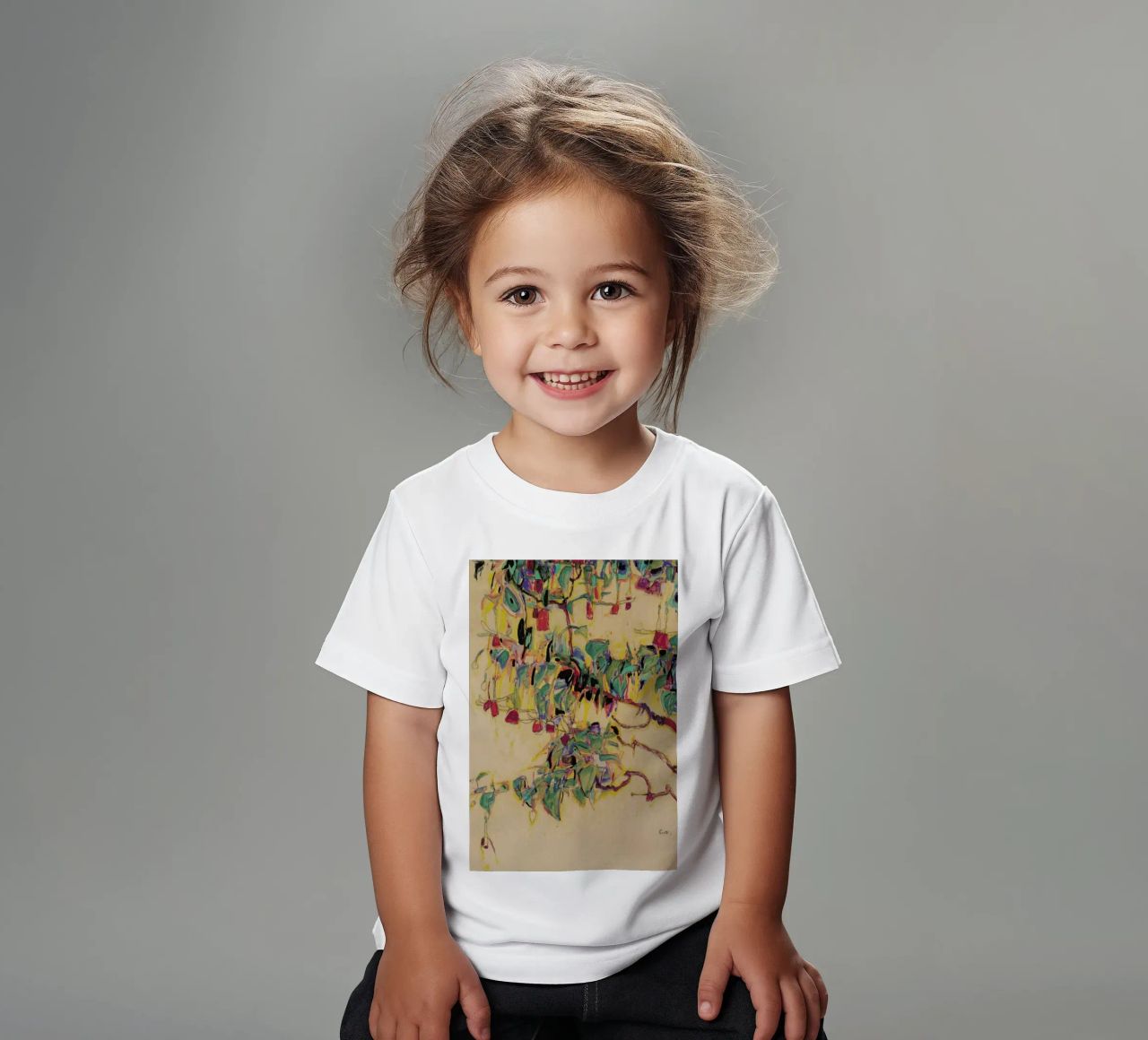 Schiele - Fuchsia II t-shirt enfant de Vintage by JUNIQE