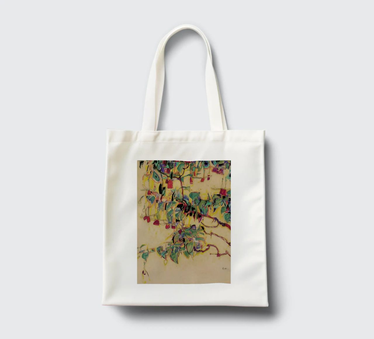 Schiele - Fuchsia II tote bag de Vintage by JUNIQE