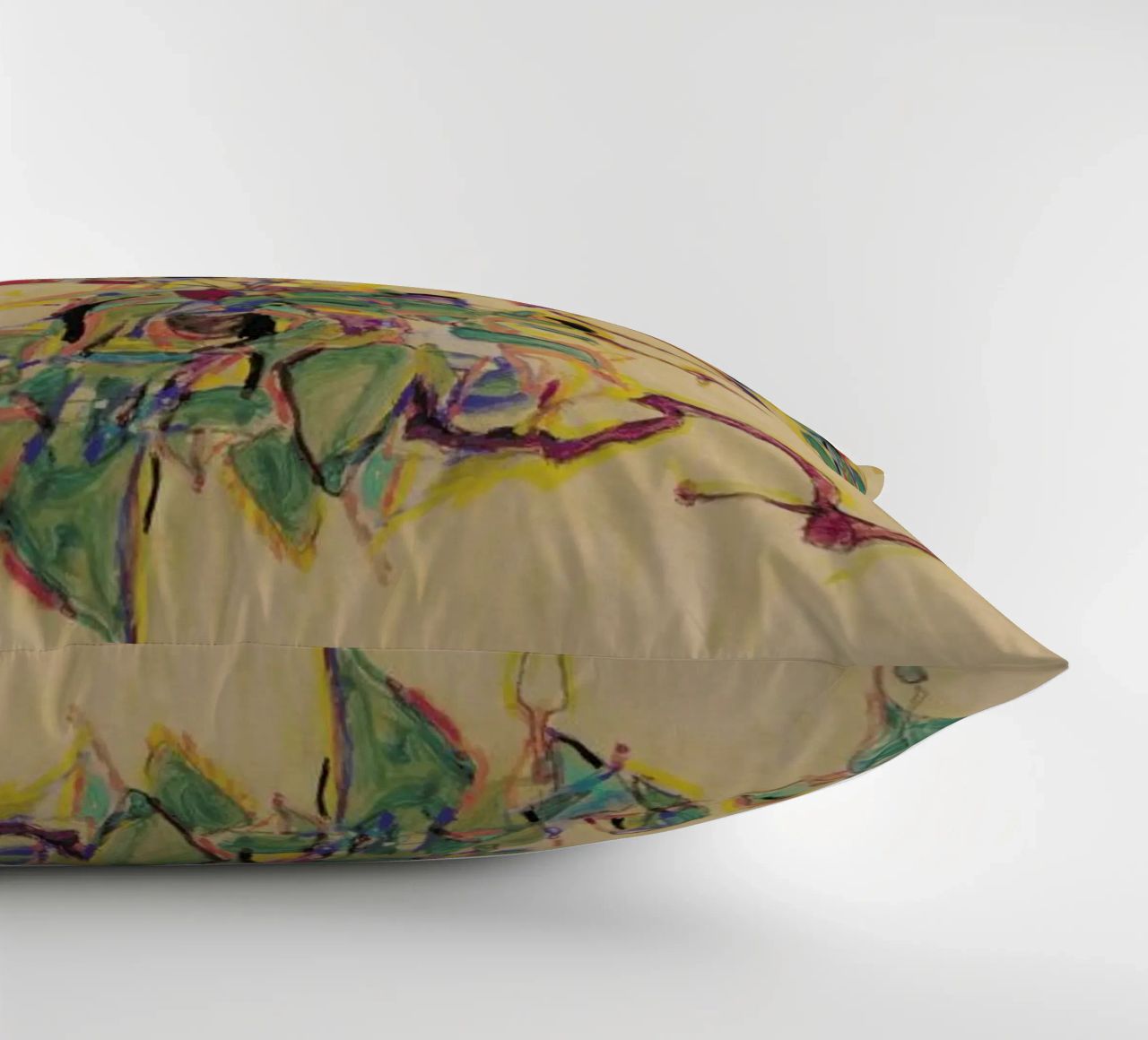 Schiele - Fuchsia II coussin de Vintage by JUNIQE