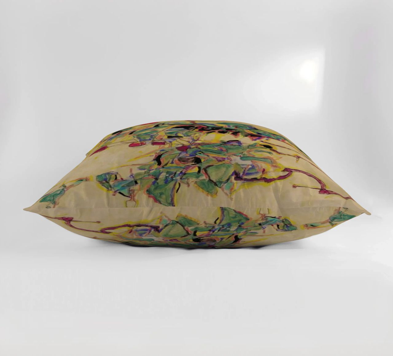 Schiele - Fuchsia II coussin de Vintage by JUNIQE