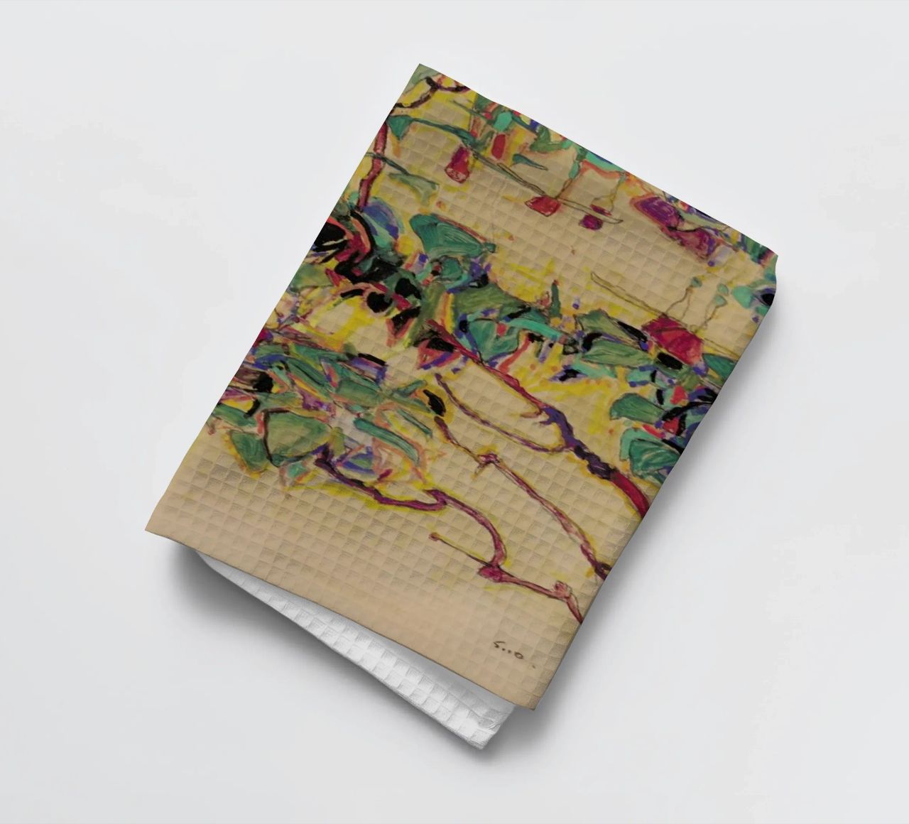 Schiele - Fuchsia II torchon de Vintage by JUNIQE