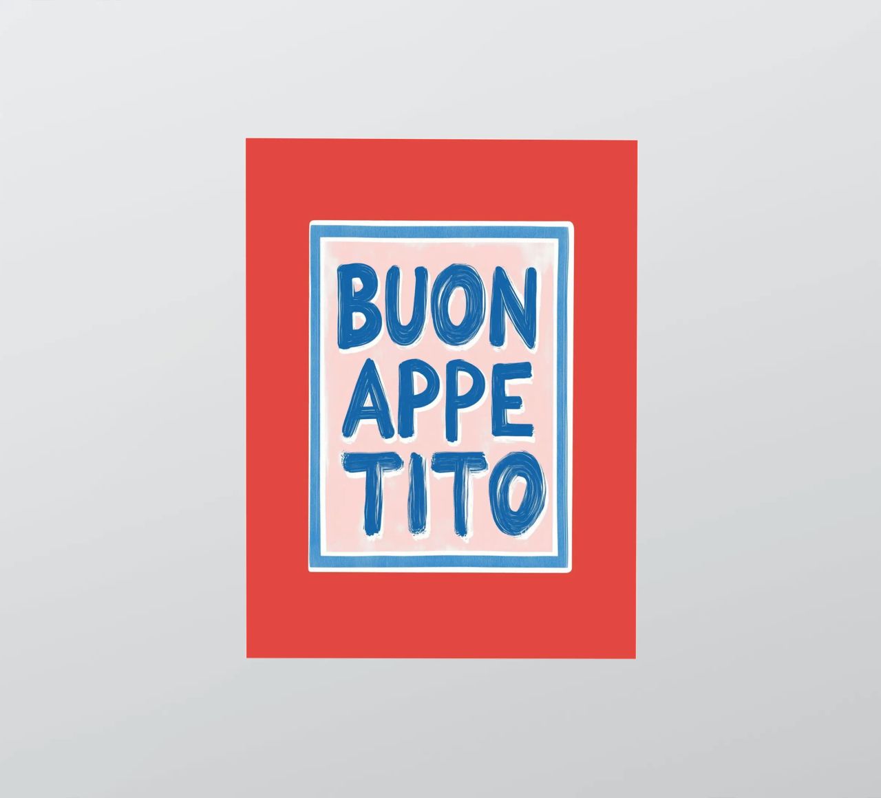 Buon Appetito, summery indulgence sticker by Carinaprint