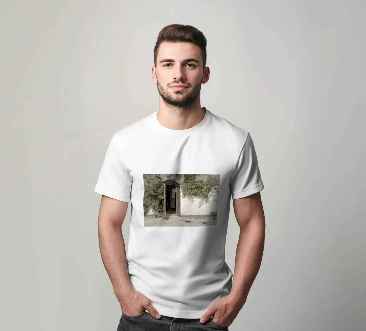 Rørbye: Ingresso della locanda, età dell'oro danese, fascino rustico t-shirt da NorwesClub
