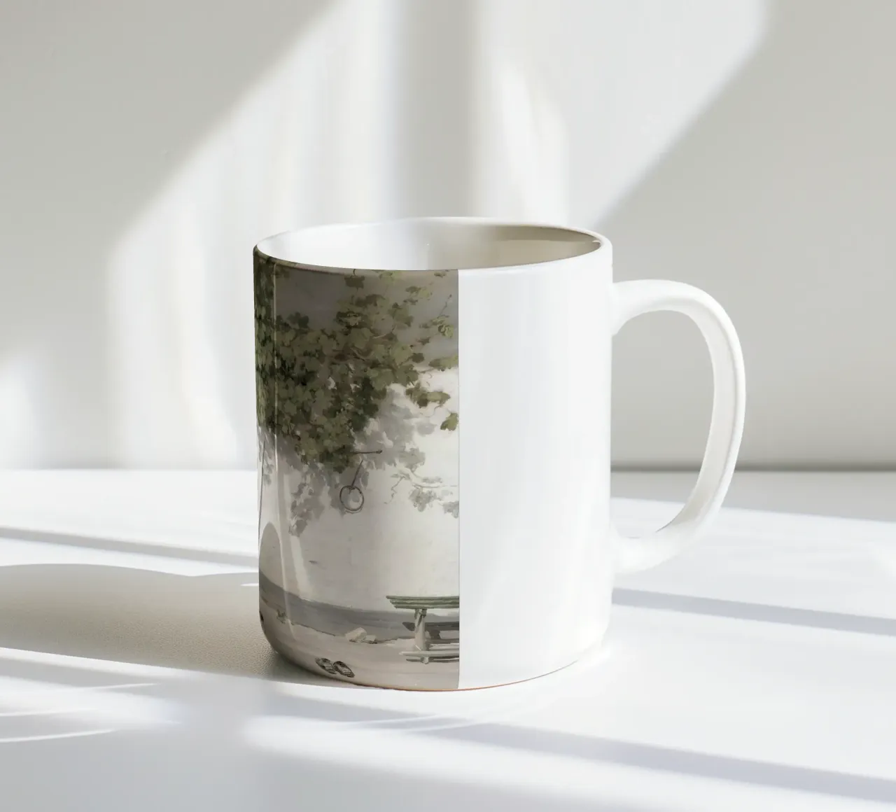 Rørbye: Ingresso della locanda, età dell'oro danese, fascino rustico tazza in ceramica da NorwesClub