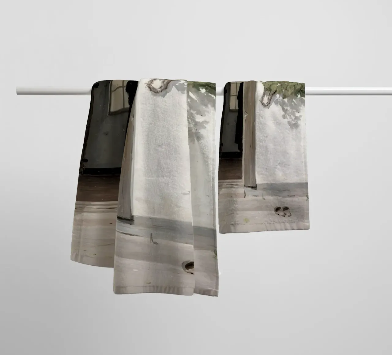 Rørbye : Entrée de l'auberge, âge d'or danois, charme rustique serviette de bain de NorwesClub