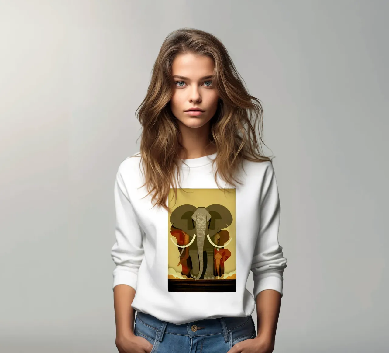 Elephants felpa da Dieter Braun