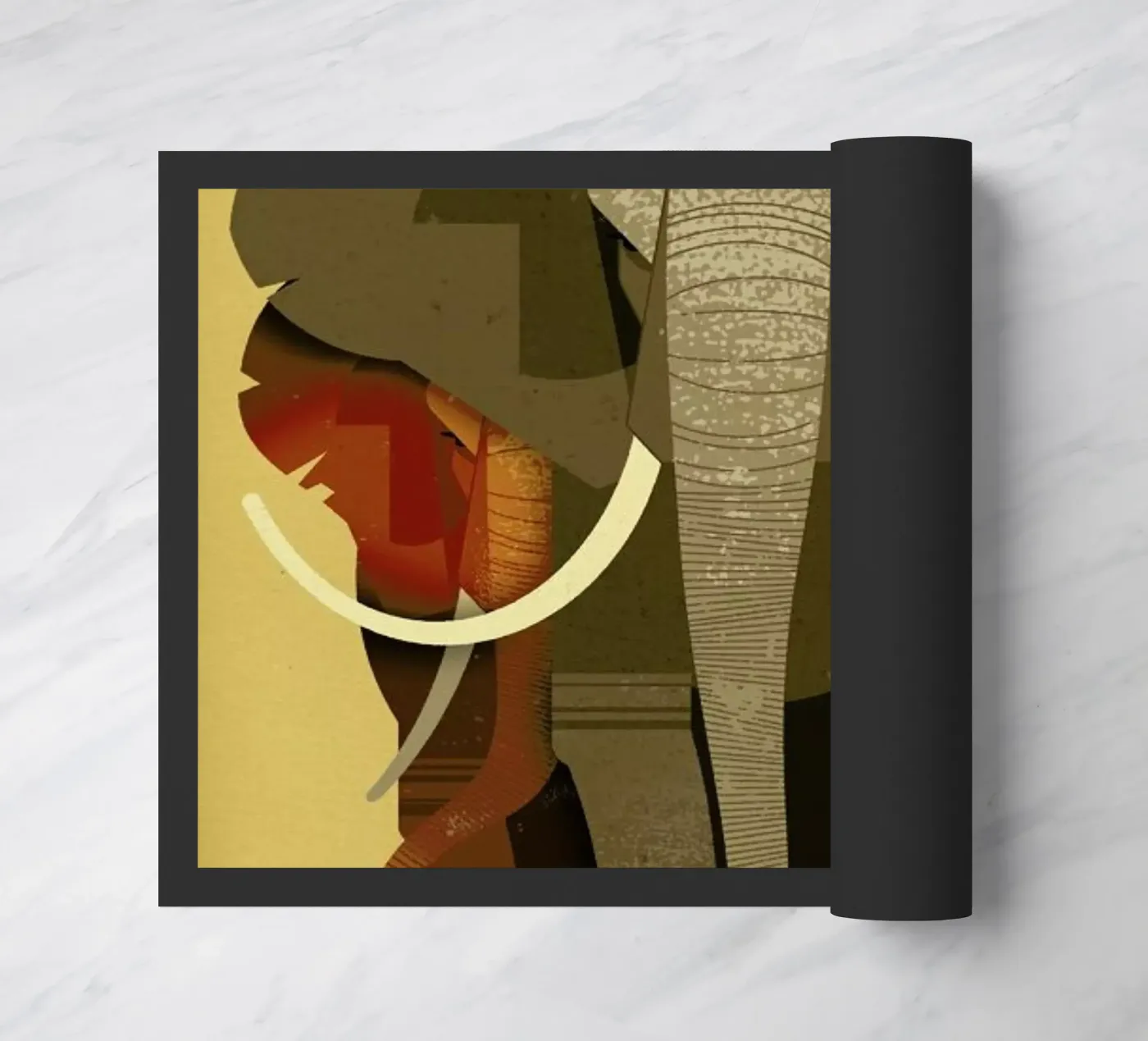 Elephants Fußmatte von Dieter Braun