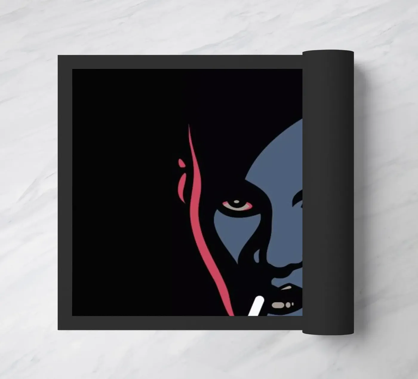 Grace Jones doormat by Bruno Morphet