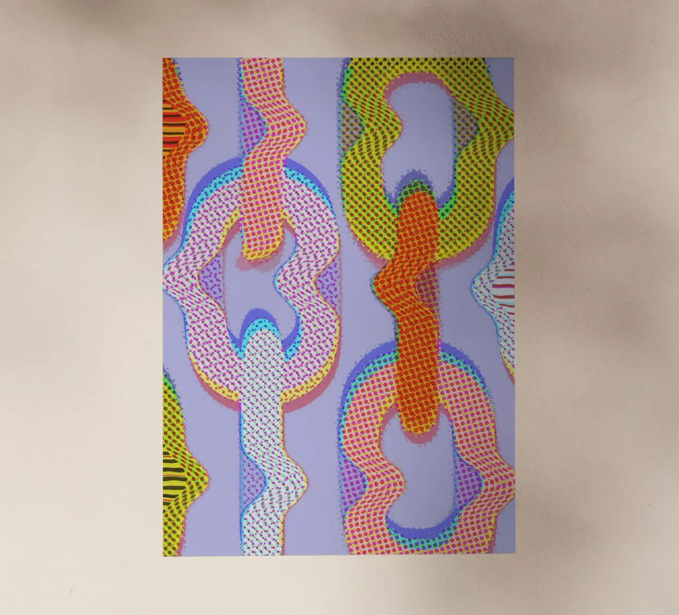 Vertraagde reactie backlit folie van Laura O'Connor