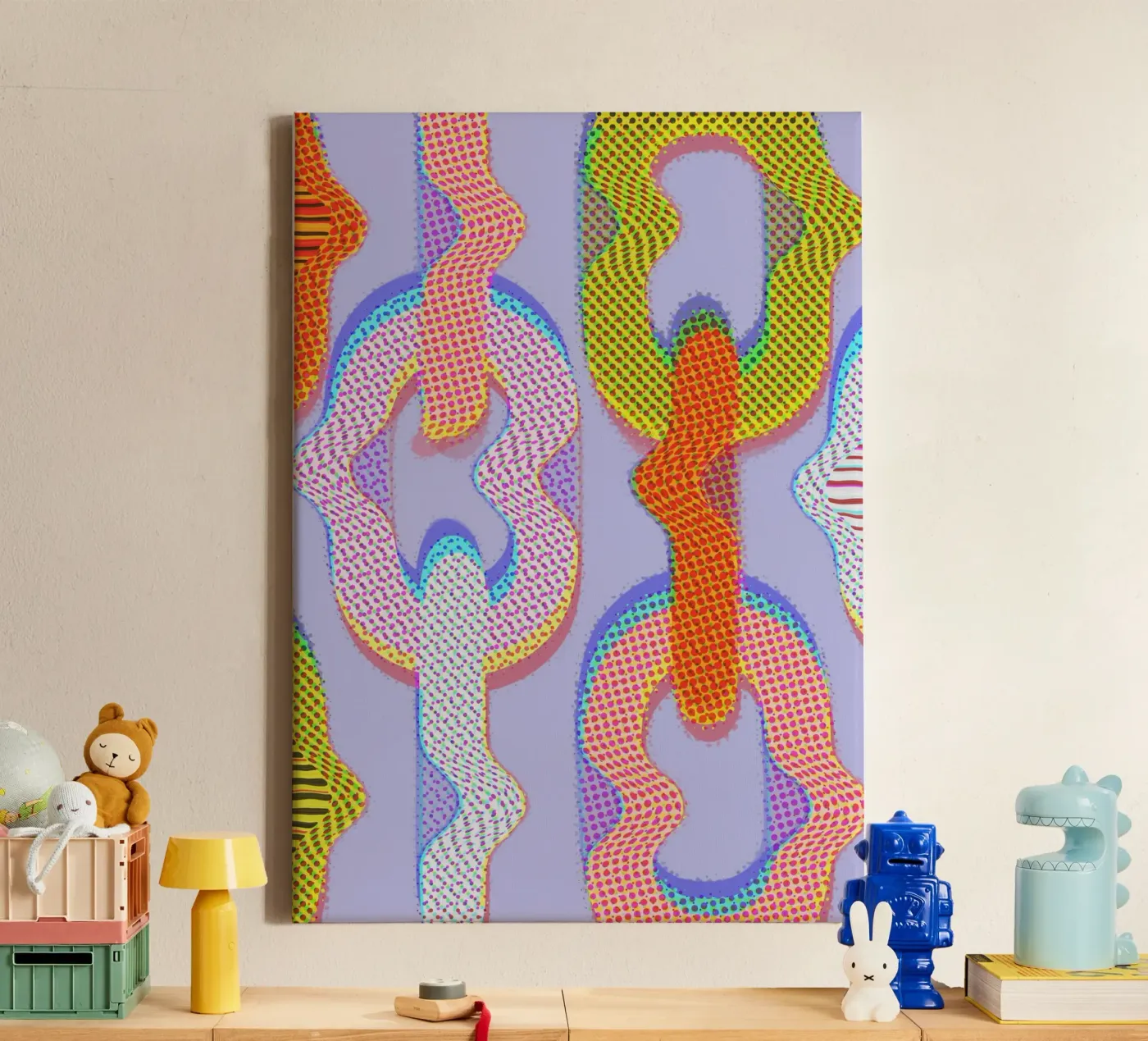 Delayed Reaction canvas by Laura O'Connor